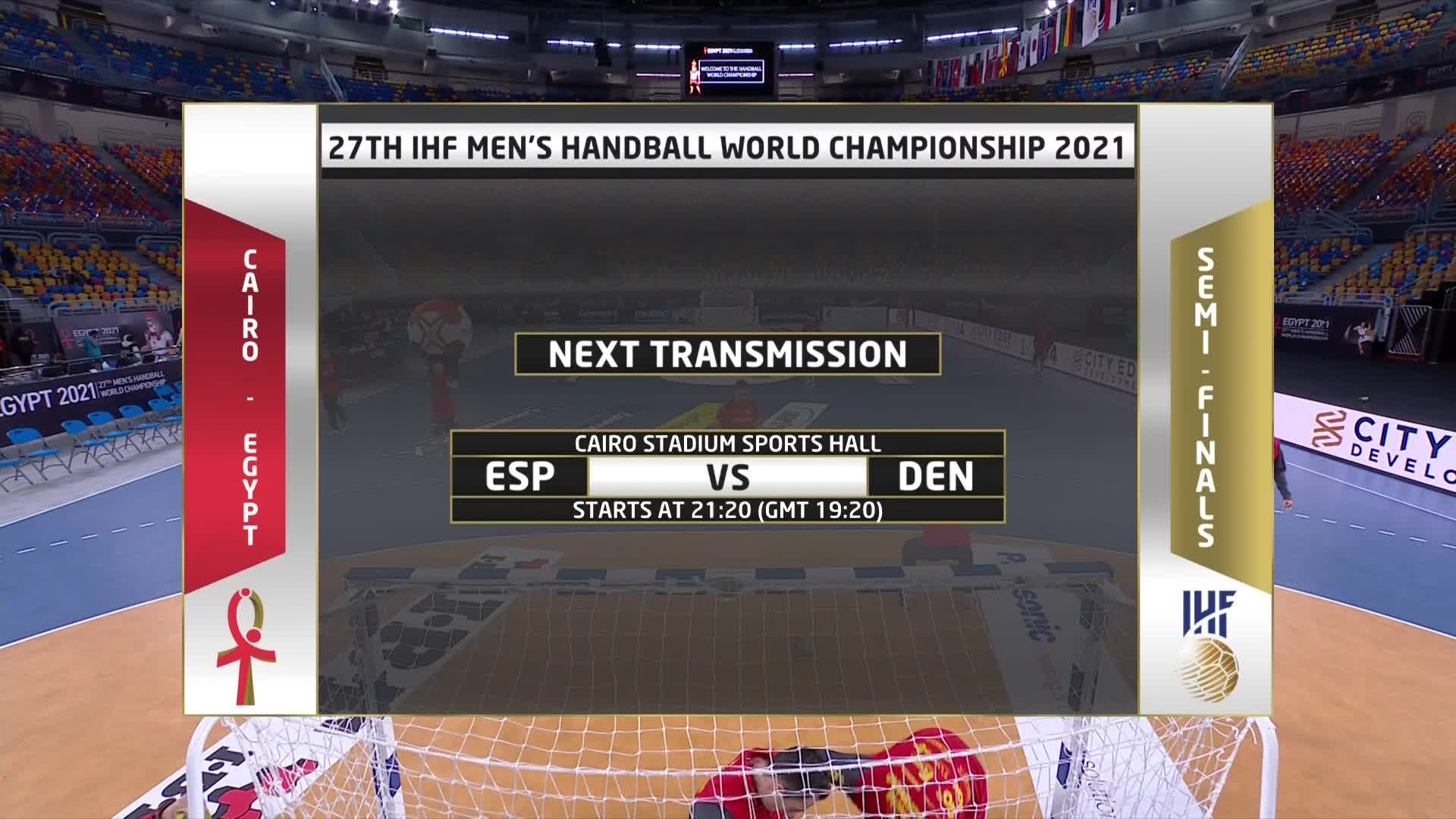 2021男子手球世锦赛0129丹麦vs西班牙