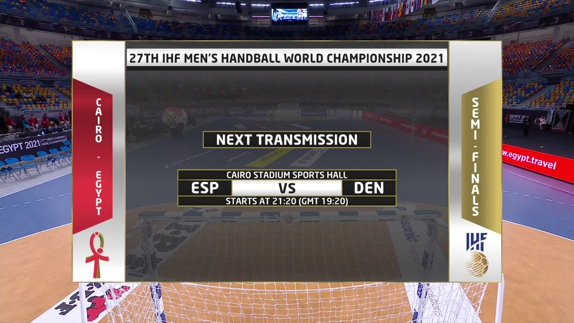 2021男子手球世锦赛0130西班牙vs丹麦