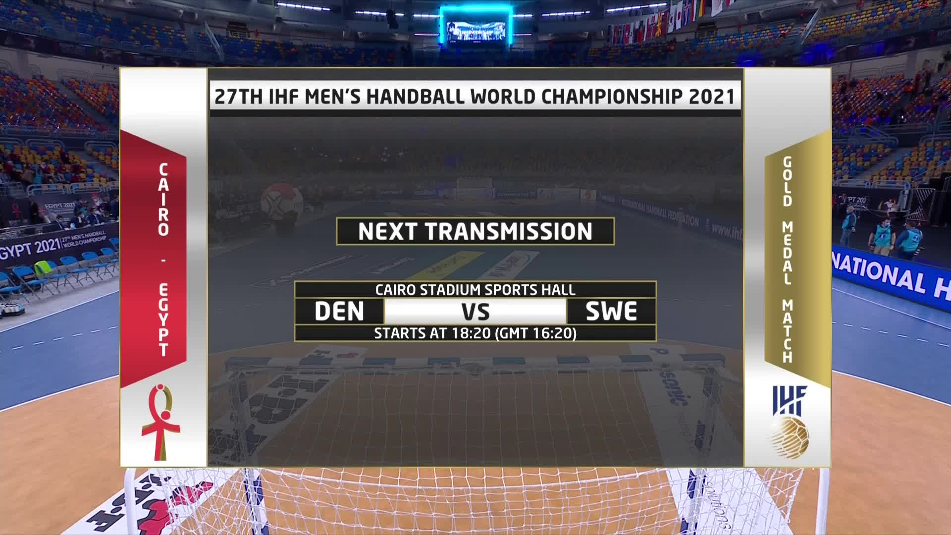 2021男子手球世锦赛0131丹麦vs瑞典