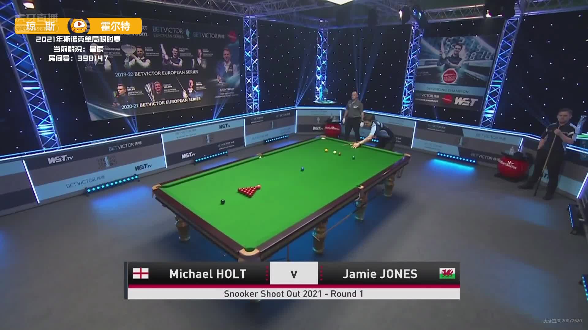 加速版的斯诺克，上届冠军刺客霍尔特单杆95
