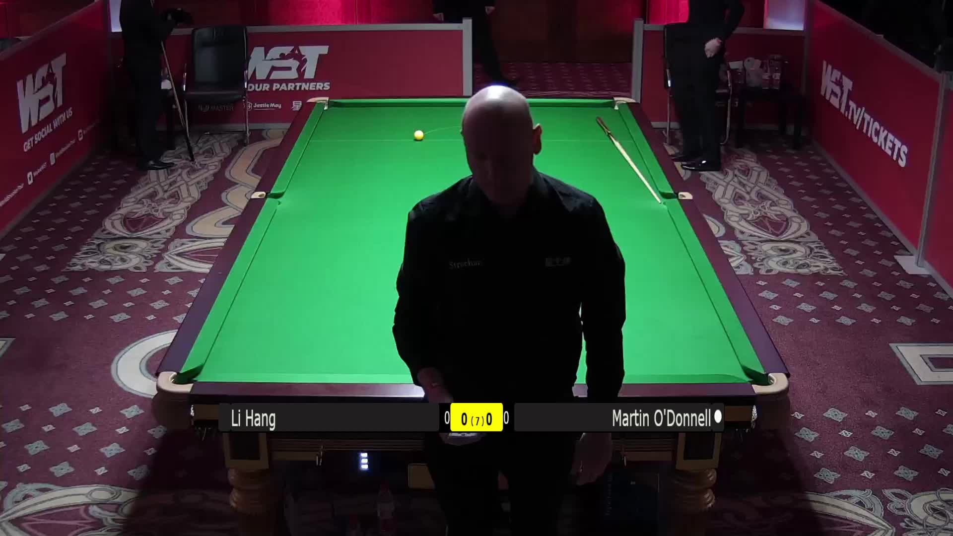 李行 VS 马丁·奥唐奈 2021威尔士公开赛 清流