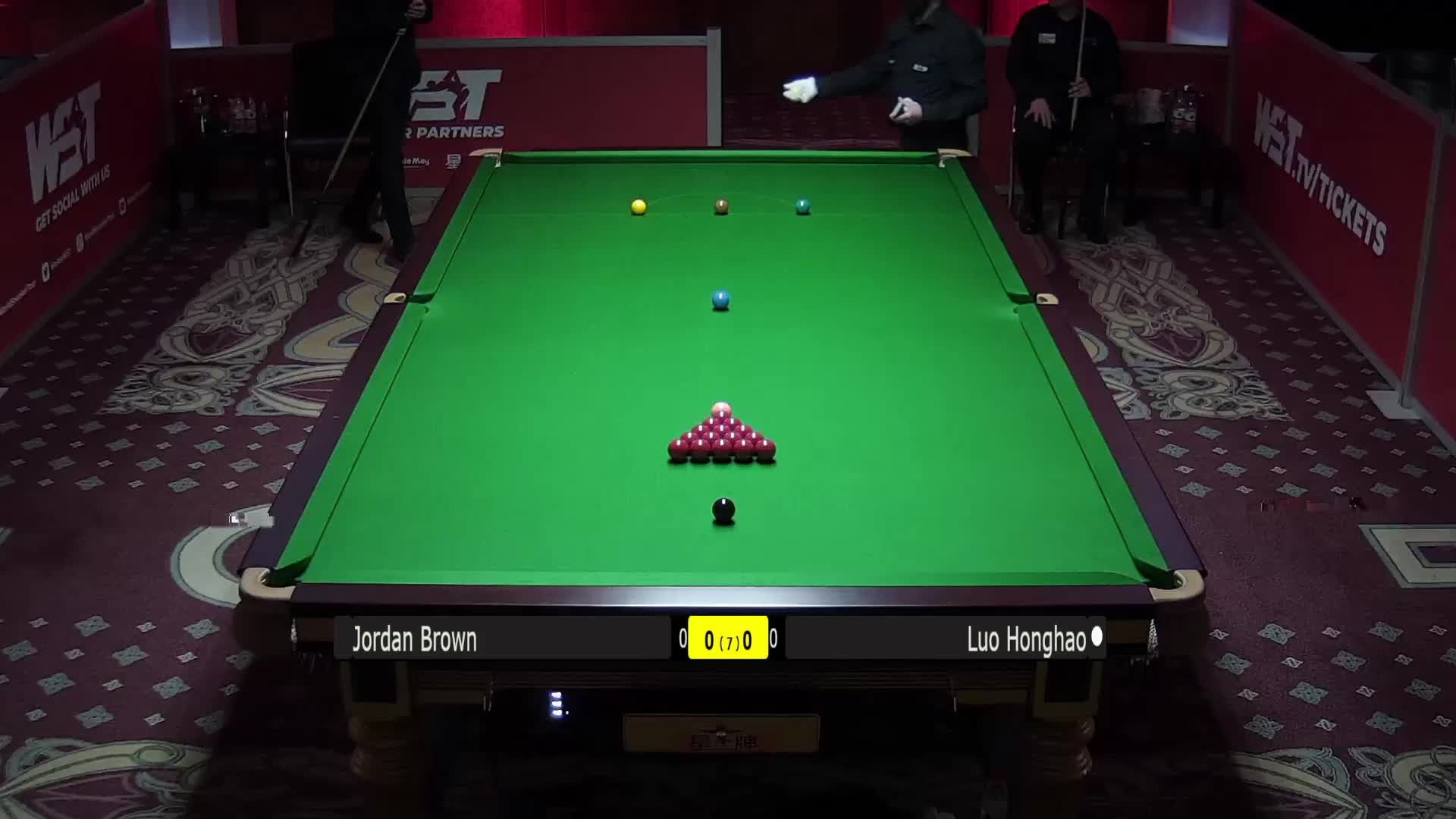 乔丹·布朗  VS  罗弘昊 2021威尔士公开赛 清流