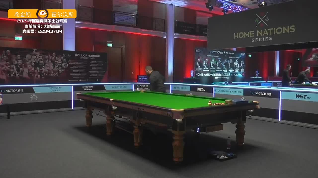 马克·塞尔比  VS  巴里·平奇斯 2021威尔士公开赛 润哥解说