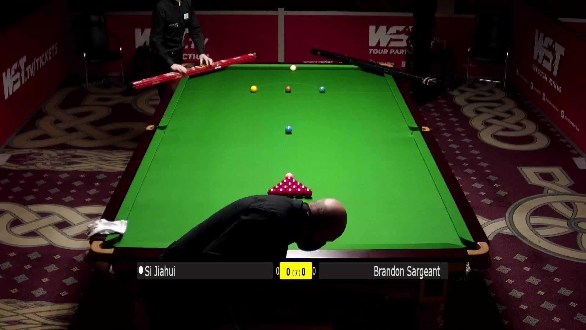 斯佳辉  VS  布兰登·萨金特 2021威尔士公开赛 清流