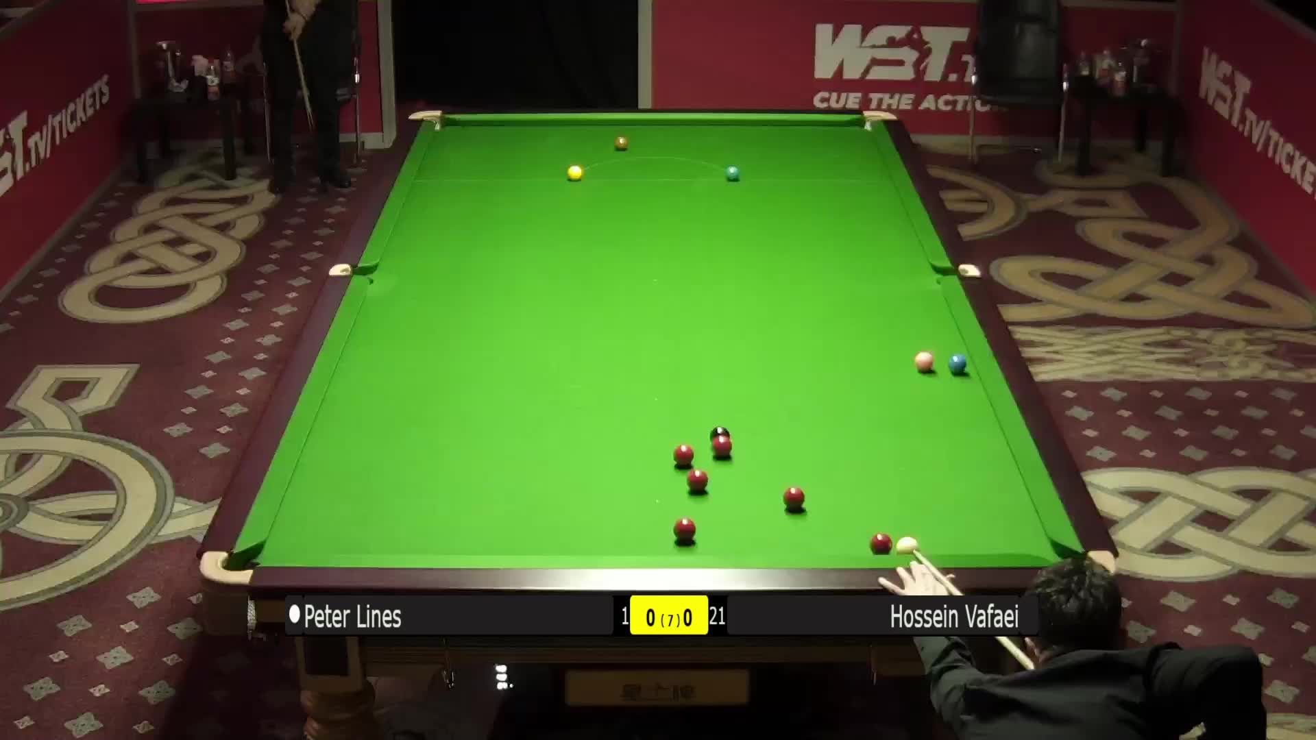 彼得·莱恩斯  VS  侯赛因·瓦菲 2021威尔士公开赛 清流