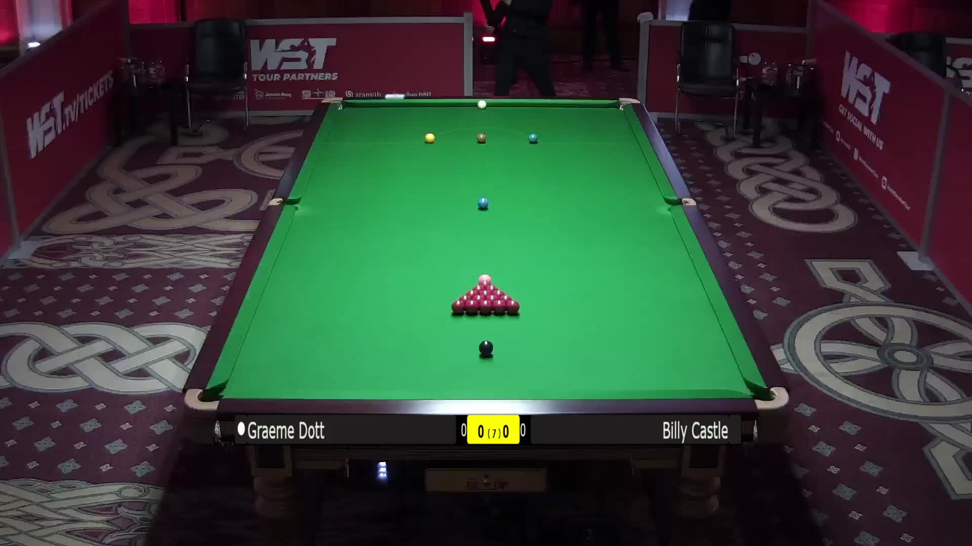 格雷姆·多特VS比利·卡斯特尔 2021威尔士公开赛 清流