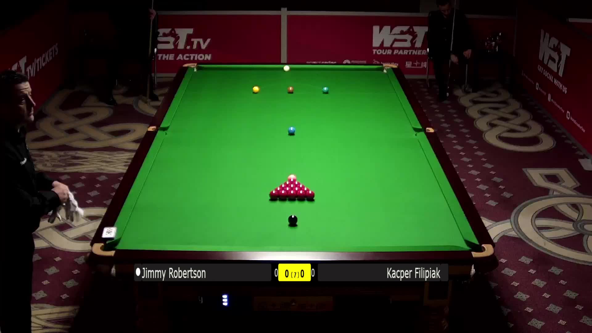 吉米·罗伯逊VS卡斯帕尔·菲利帕克 2021威尔士公开赛 清流