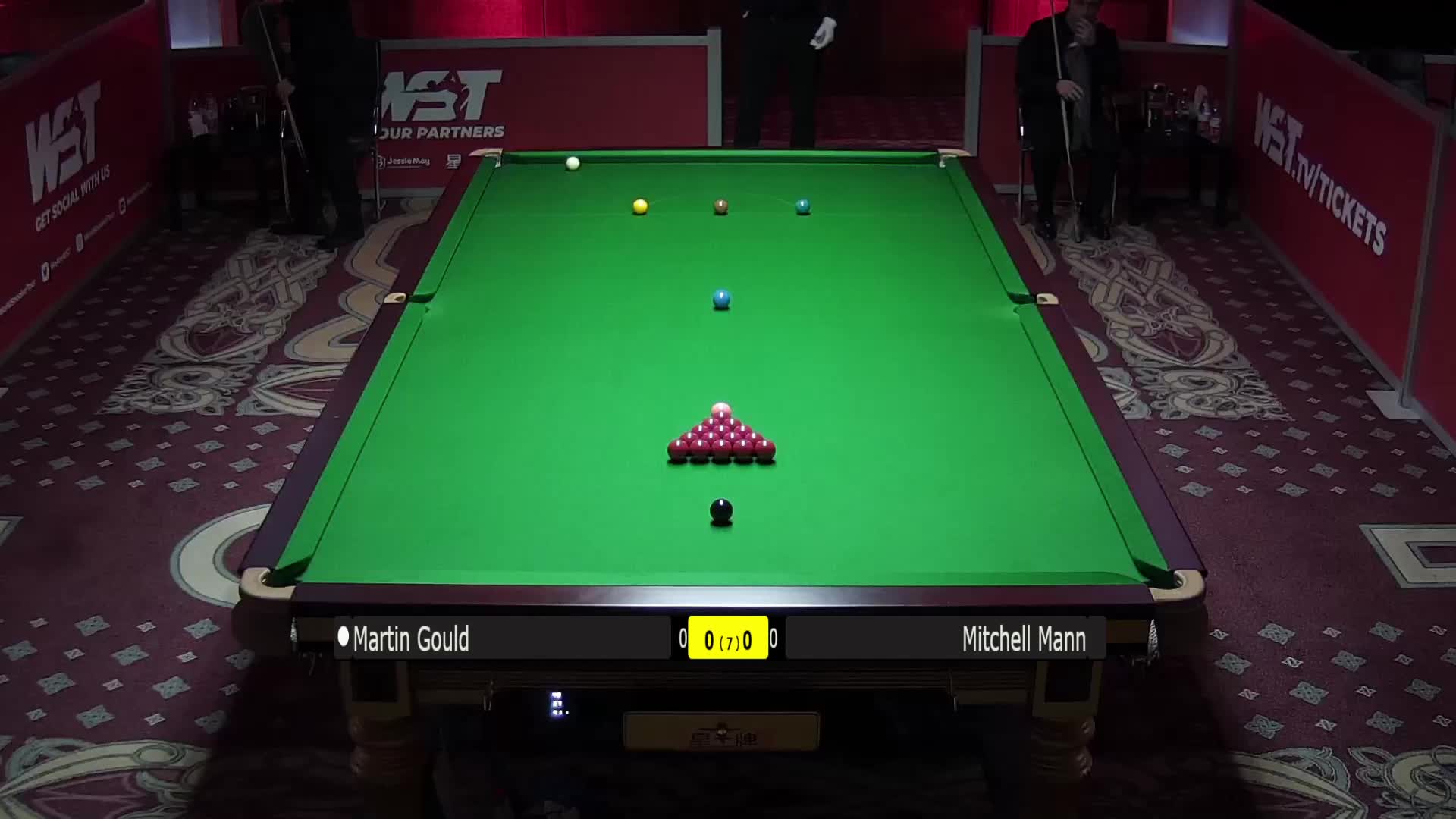 马丁·古尔德VS米切尔·曼恩 2021威尔士公开赛 清流