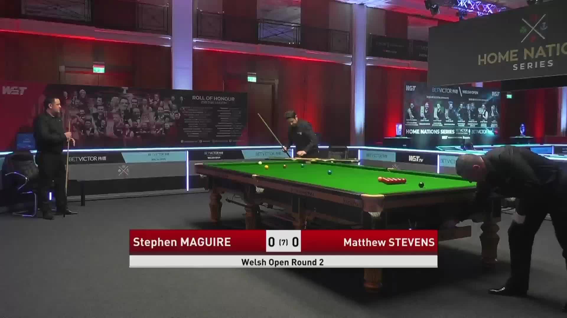 马修·史蒂文斯vs斯蒂芬·马奎尔 2021威尔士公开赛 清流