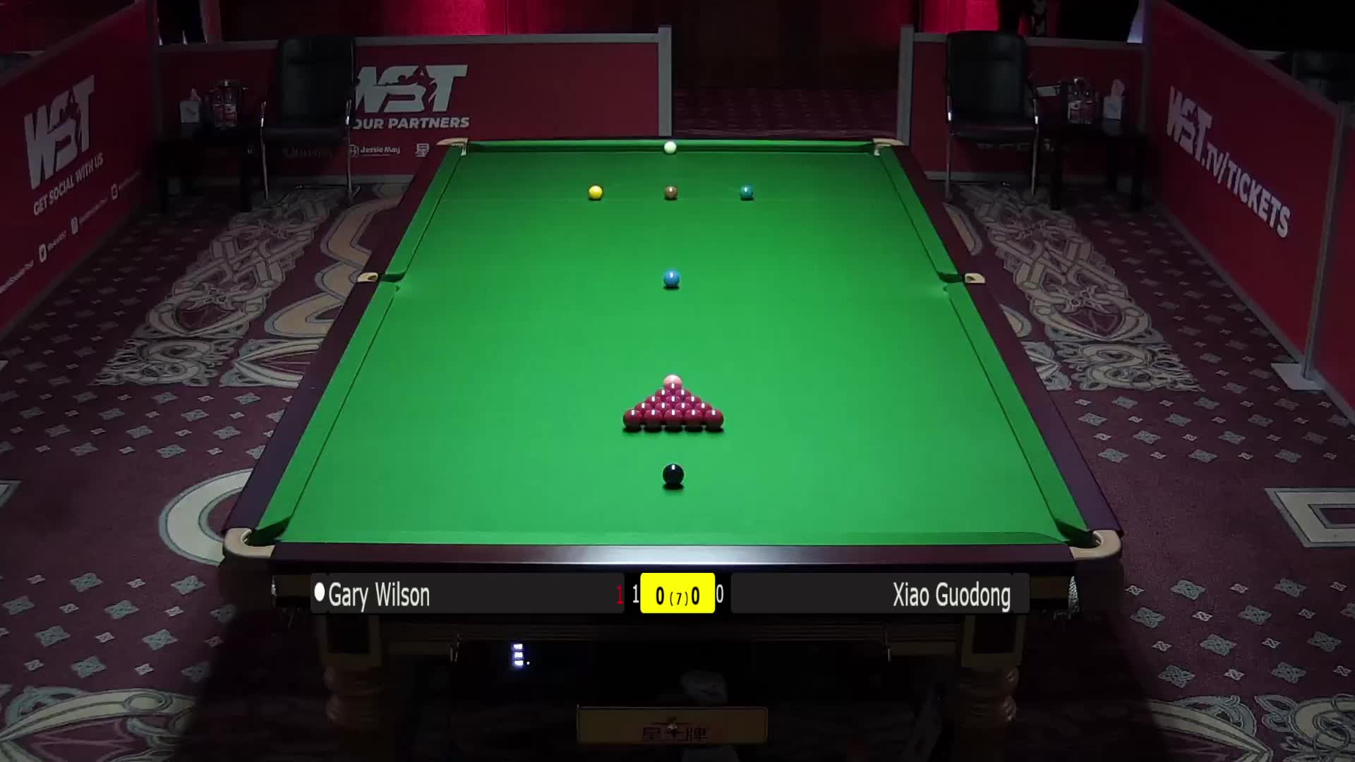 加里·威尔逊vs肖国栋 2021威尔士公开赛 清流