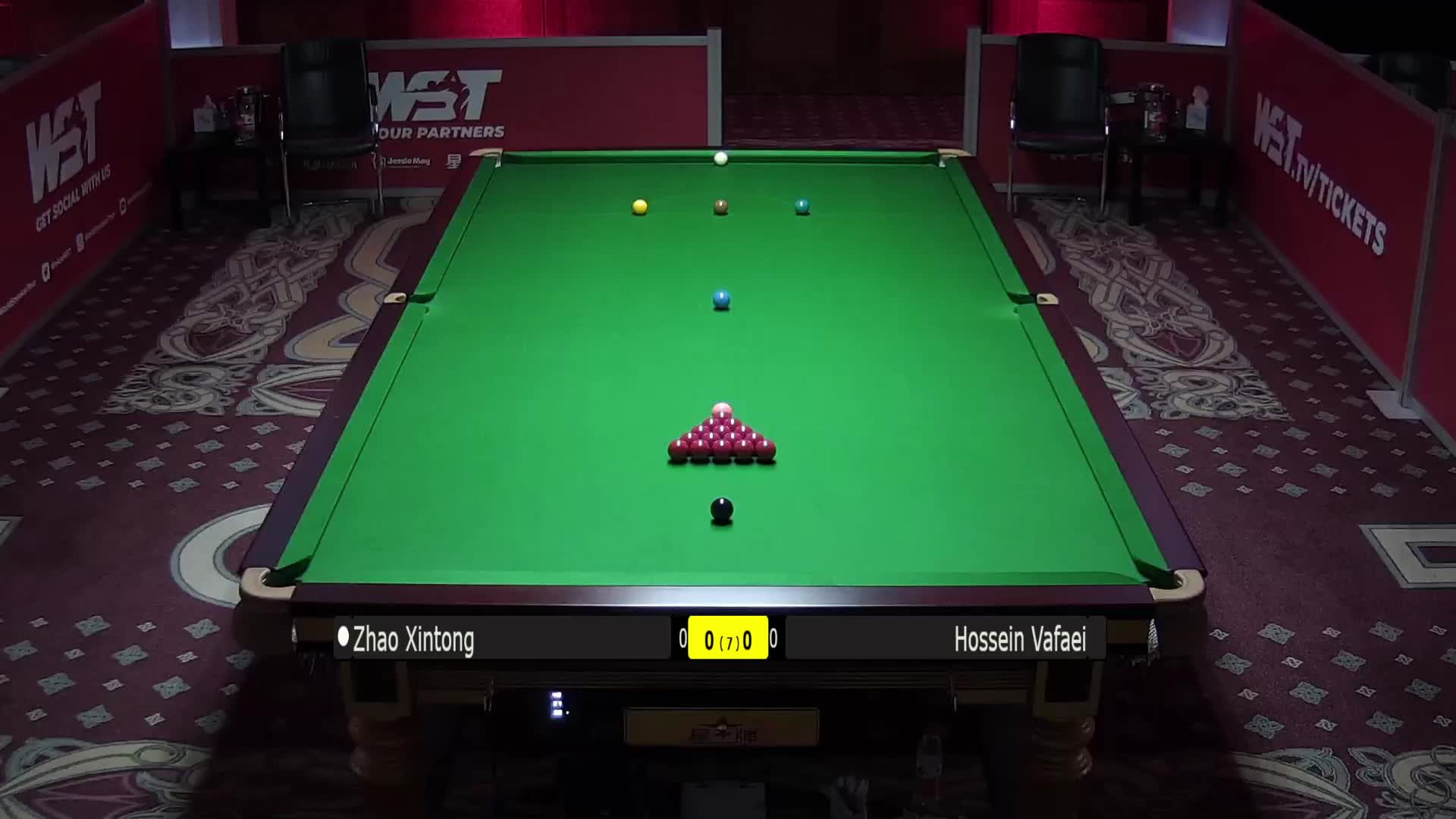 赵心童vs侯赛因·瓦菲  2021威尔士公开赛 清流