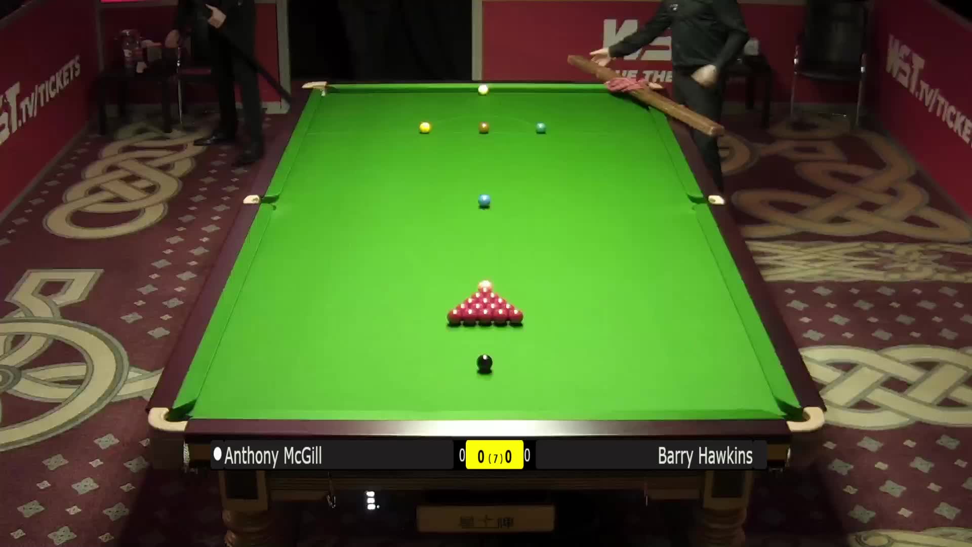 安东尼·麦克吉尔VS巴里·霍金斯 2021威尔士公开赛 清流