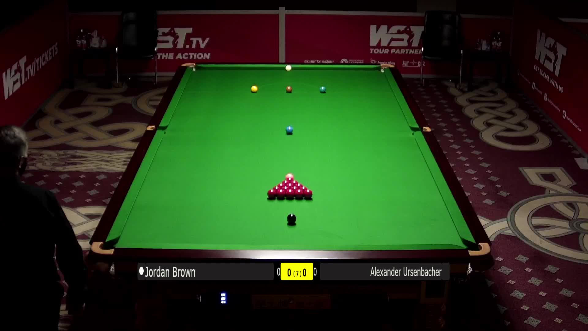 乔丹·布朗VS亚历山大·乌森巴赫 2021威尔士公开赛 清流