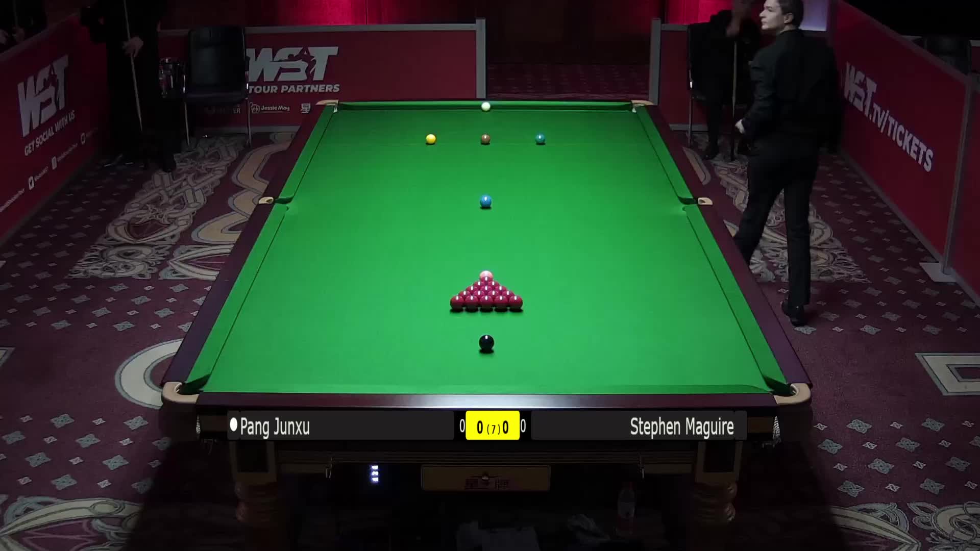 庞俊旭VS斯蒂芬·马奎尔 2021威尔士公开赛 清流