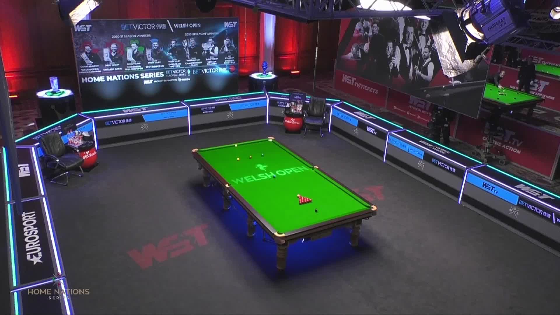 周跃龙VS奥沙利文 2021威尔士公开赛 清流