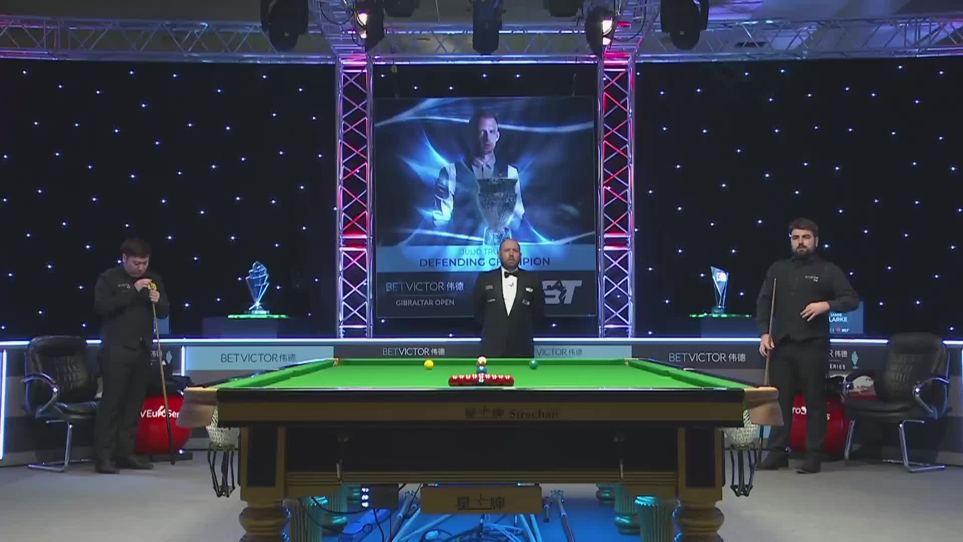 颜丙涛  VS  詹姆·克拉克 3月1日直布罗陀球员锦标赛 清流