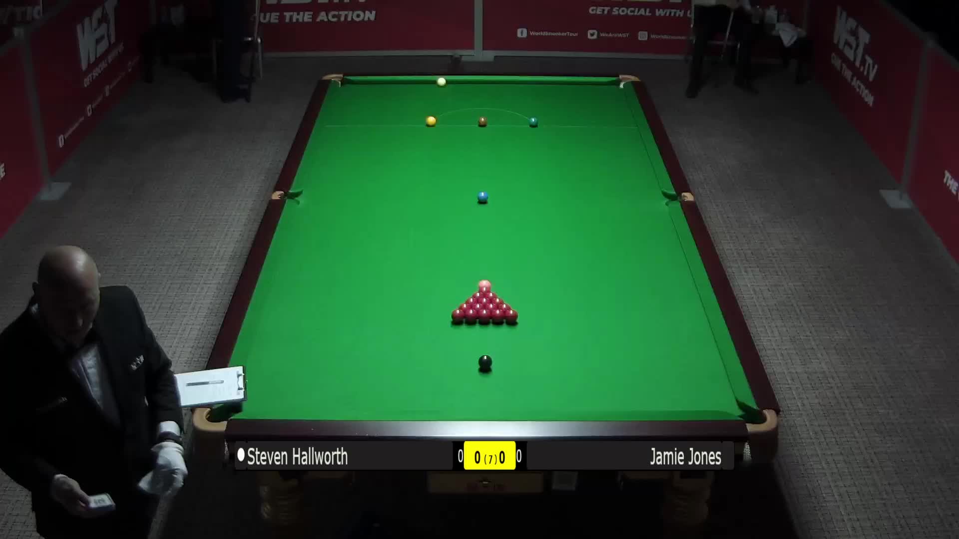 史蒂文·霍尔沃斯vs詹姆·琼斯 3月2日直布罗陀球员锦标赛 清流