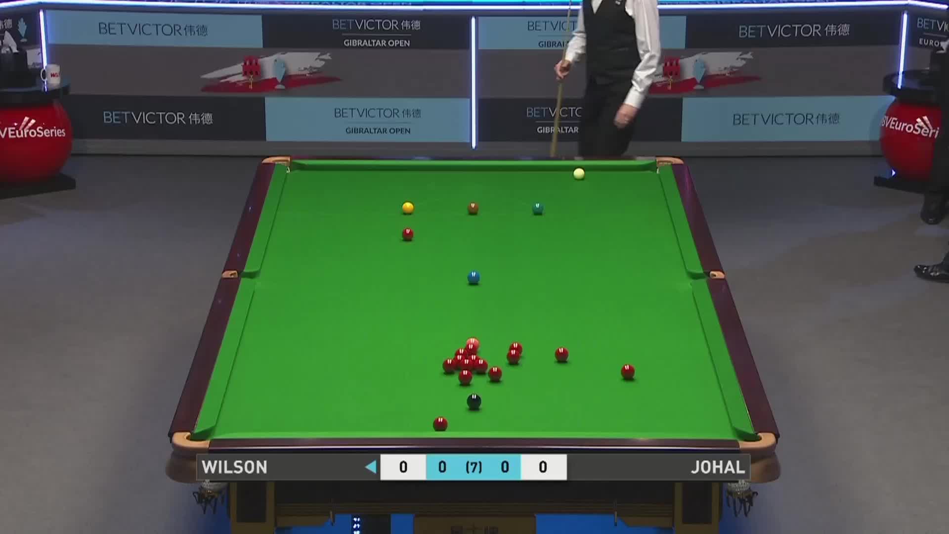 凯伦·威尔逊vs库尔德什·约哈尔 3月2日直布罗陀公开赛 清流