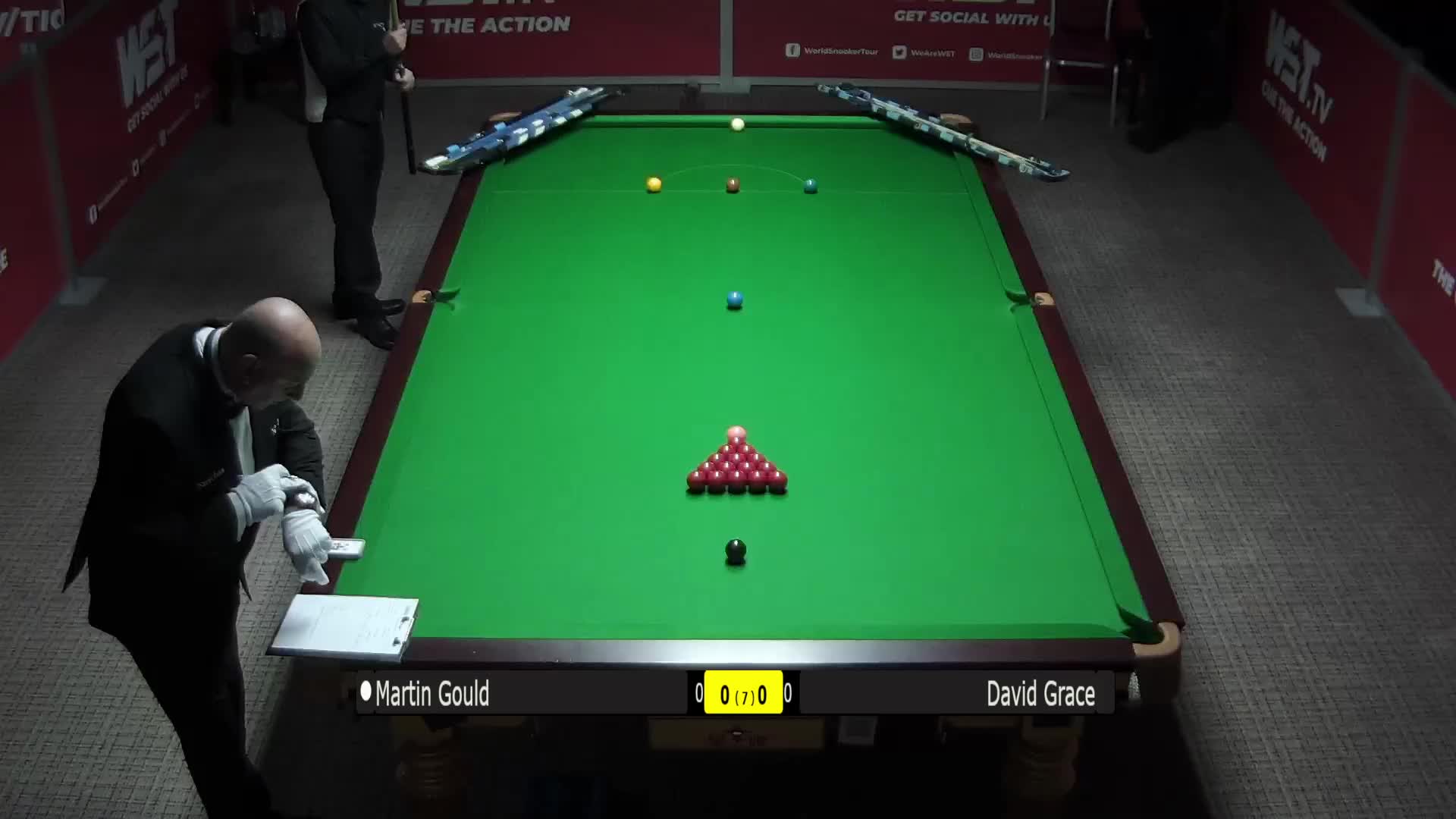 马丁·古尔德VS大卫·格蕾斯 3月3日直布罗陀公开赛 清流