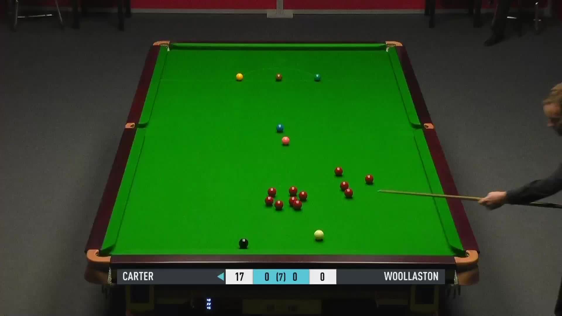 本·沃拉斯顿vs阿里·卡特 3月5日直布罗陀公开赛 清流