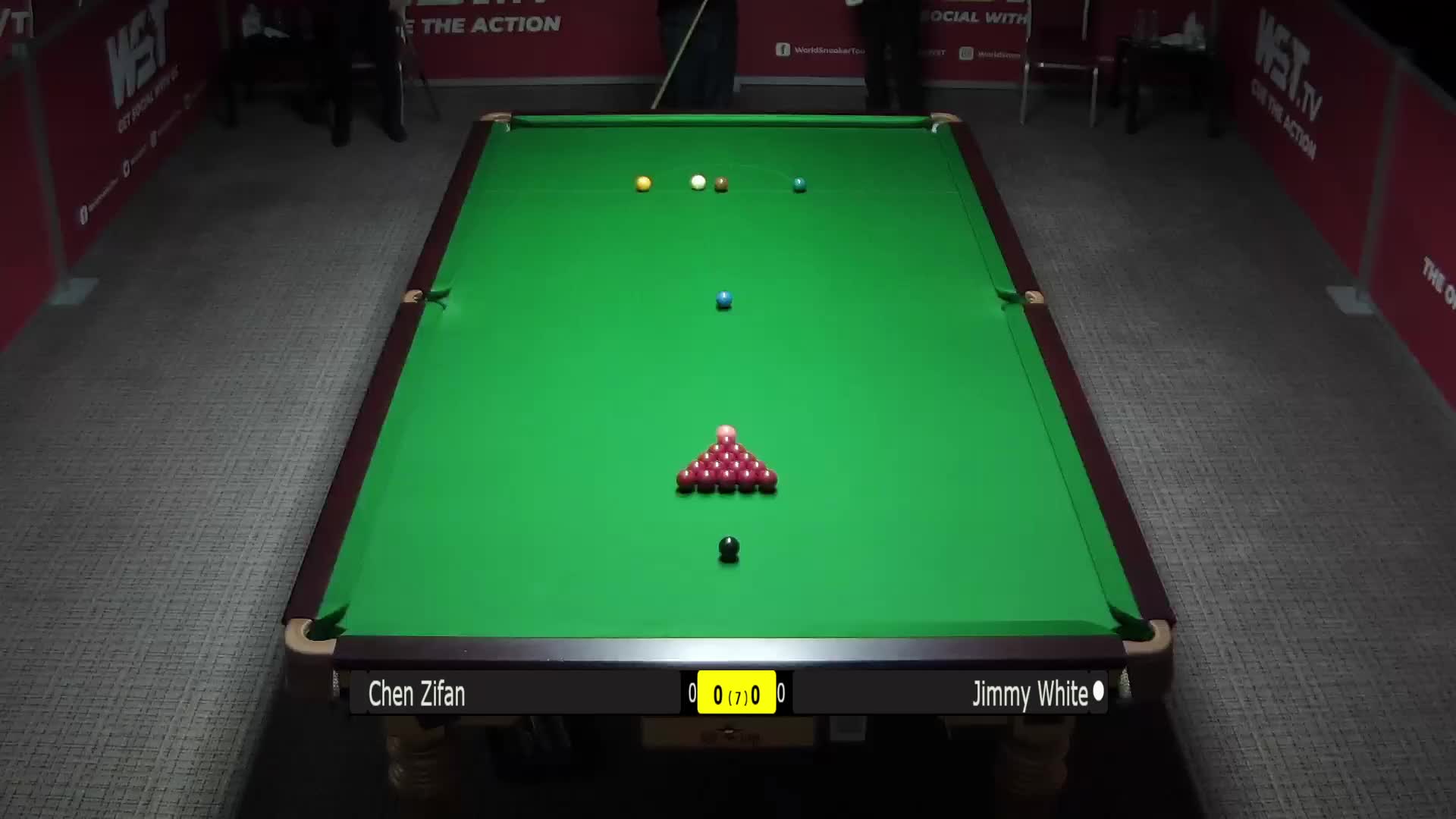 陈子凡  VS  吉米·怀特 3月6日直布罗陀公开赛 清流