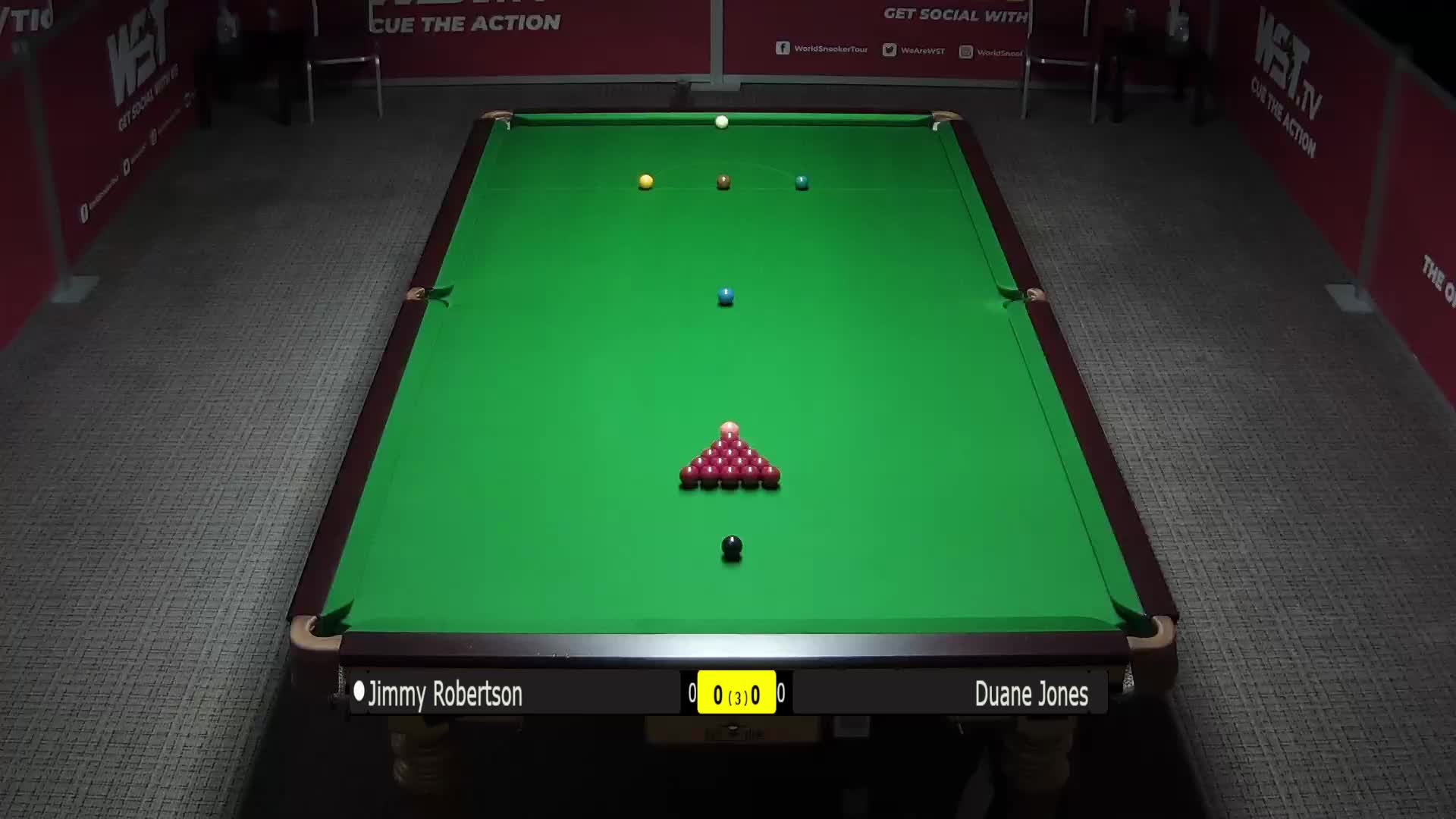 吉米·罗伯逊  VS  杜恩·琼斯 WSTPro8-16回合 清流