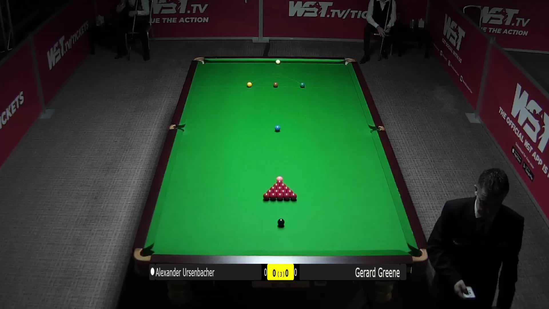 亚历山大·乌森巴赫  VS  杰拉德·格林 WSTPro8-16回合 清流