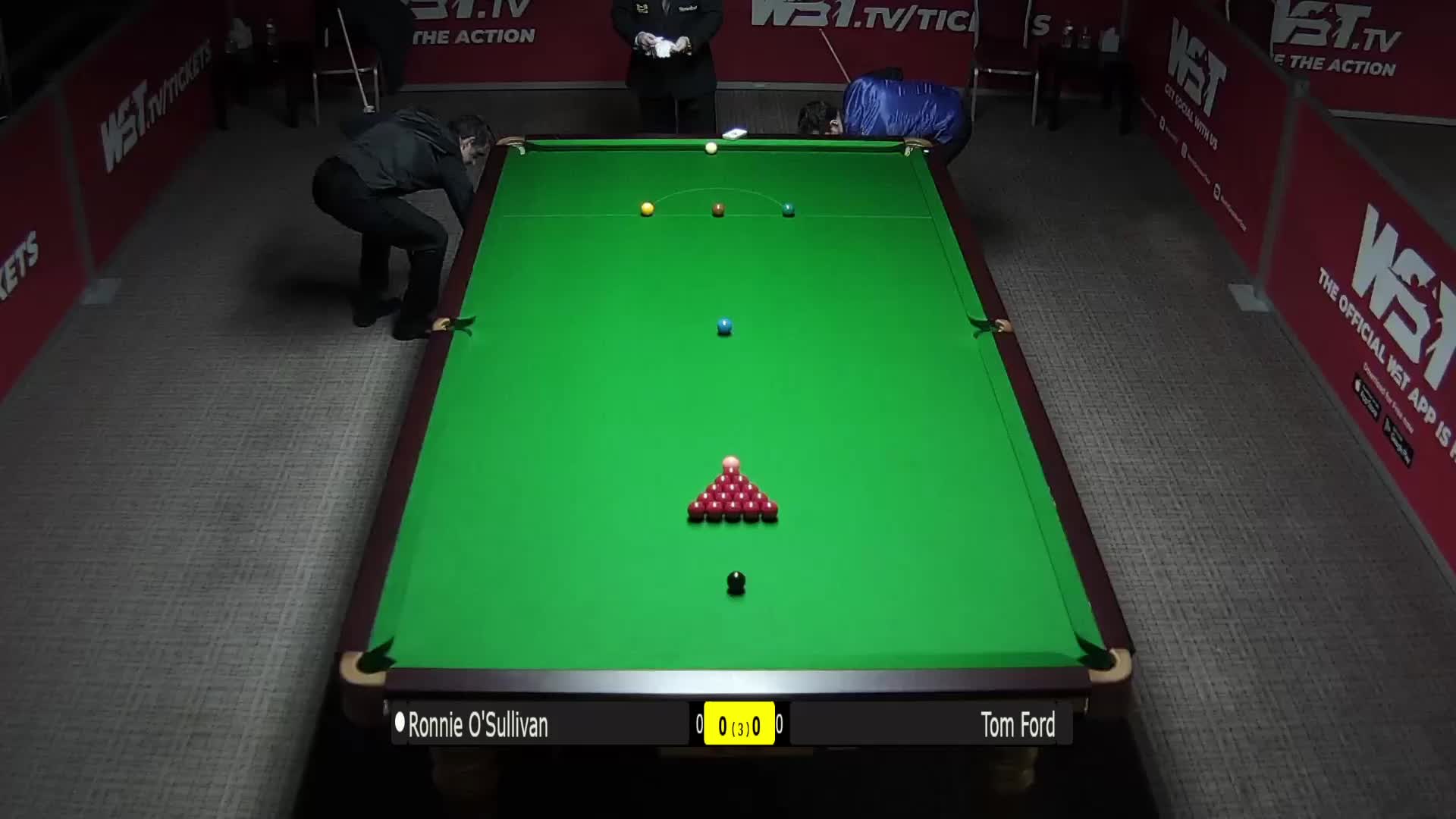 罗尼·奥沙利文VS  汤姆·福德  WSTPro8-16回合 清流