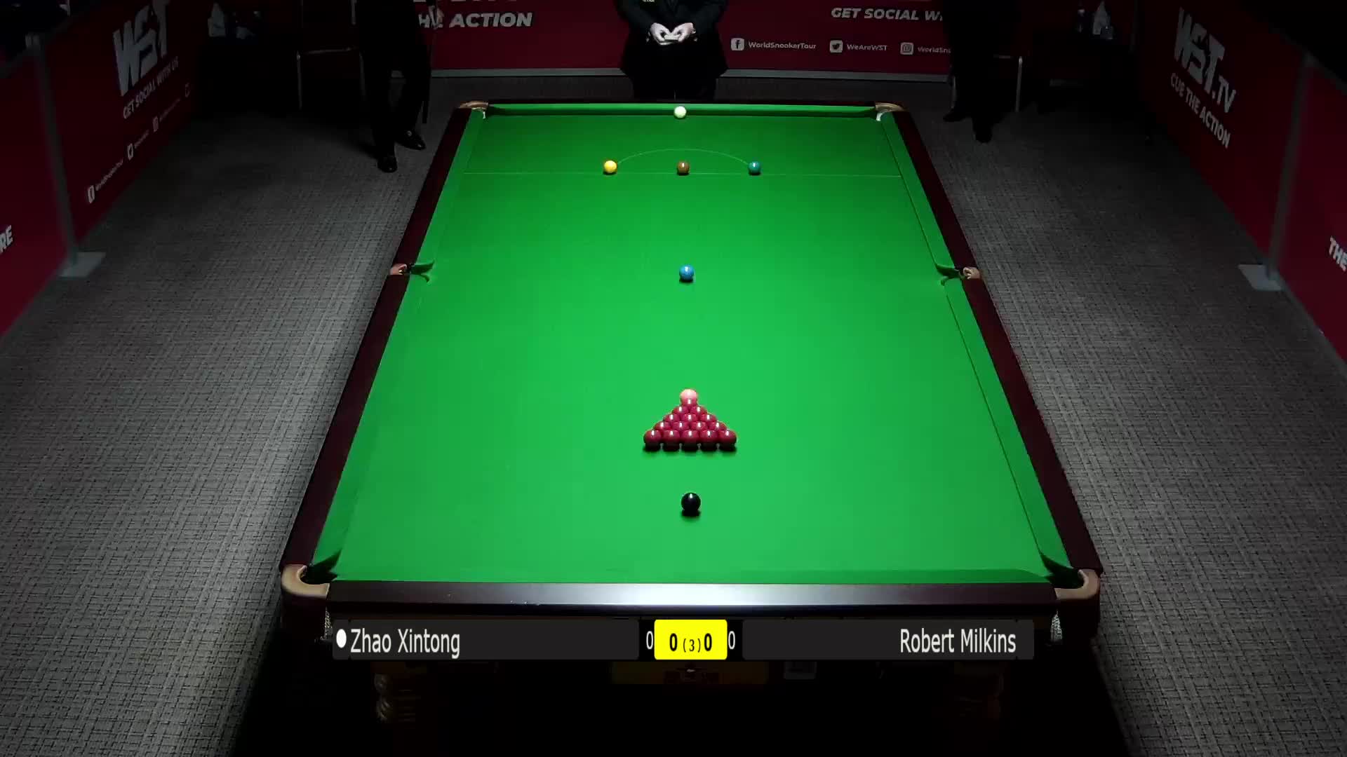 赵心童	VS	罗伯特·米尔金斯	WSTPro第二阶段 清流