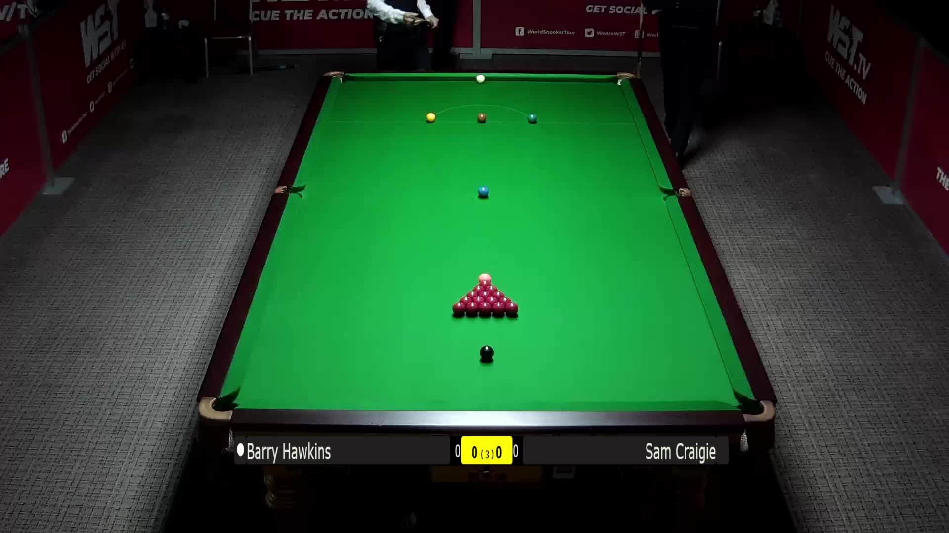 巴里·霍金斯  VS  山姆·克雷吉 WSTPro第二阶段 清流