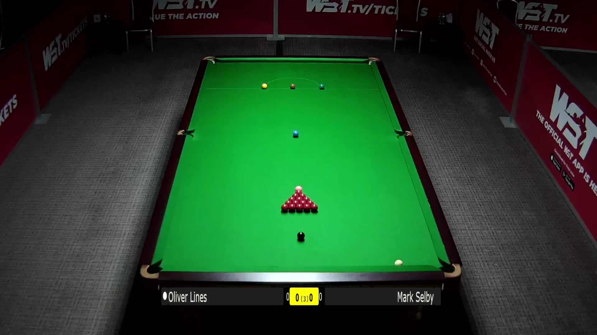 奥利弗·莱恩斯VS马克·塞尔比 WSTPro第二阶段 清流