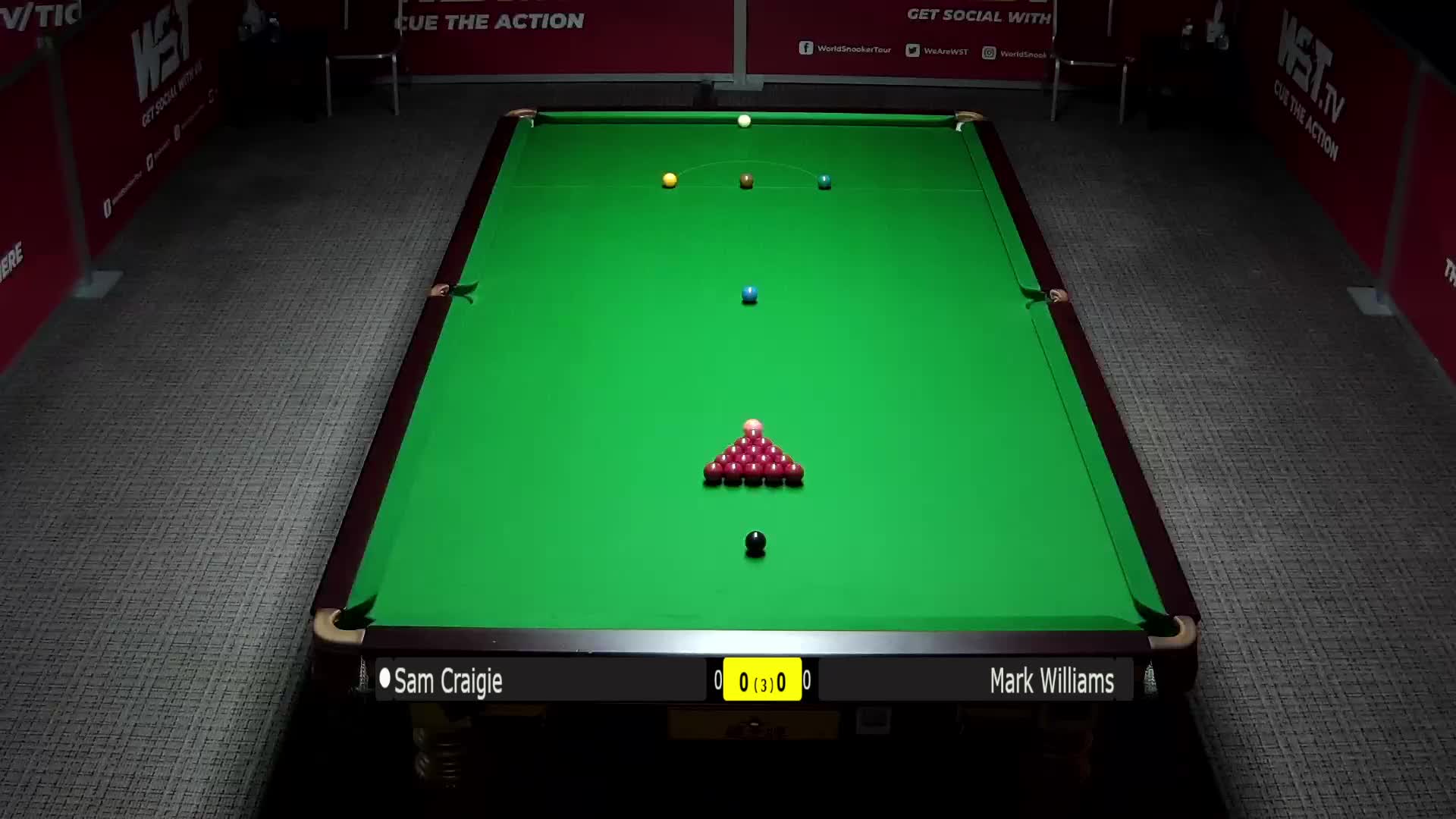 山姆·克雷吉	VS	马克·威廉姆斯	WSTPro决赛清流