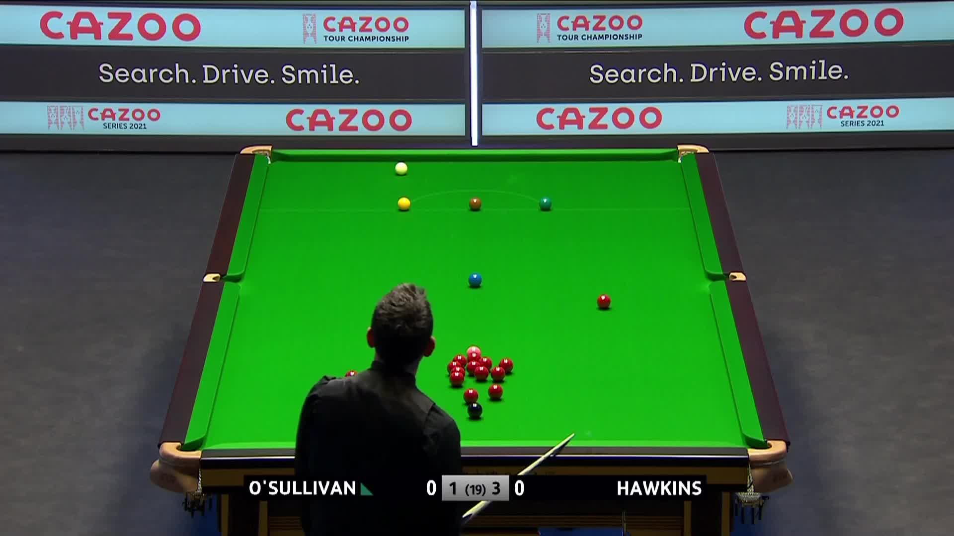 罗尼·奥沙利文vs巴里·霍金斯   21點2021巡回锦标赛下半场 清流