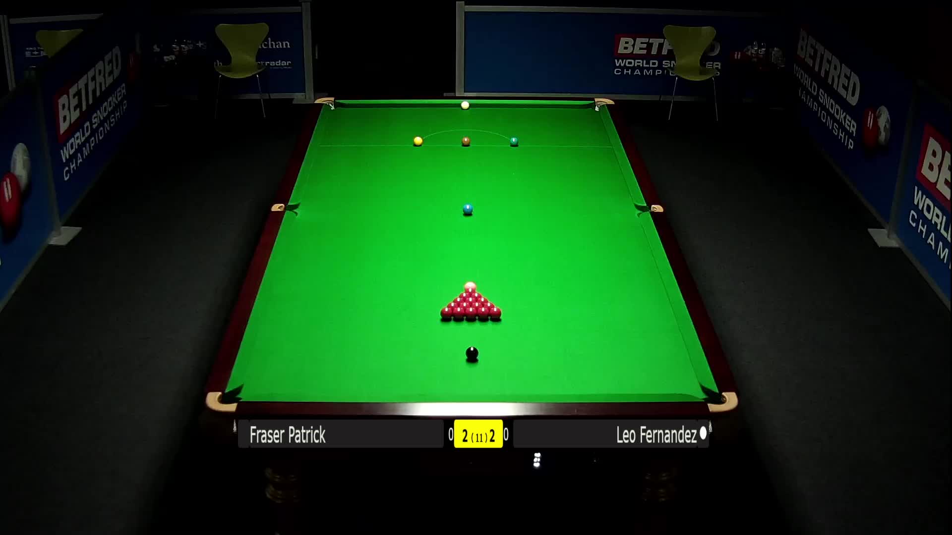 弗雷泽·帕特里克VS里奥·费尔南德斯 2021世锦赛资格赛 下半场清流