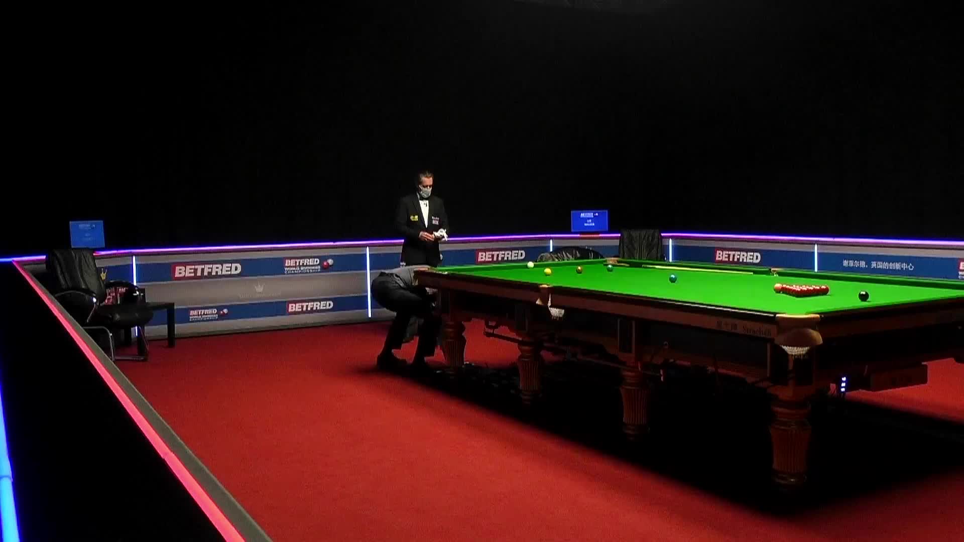 肯·达赫迪vs李·沃克清流 上半场2021世锦赛资格赛