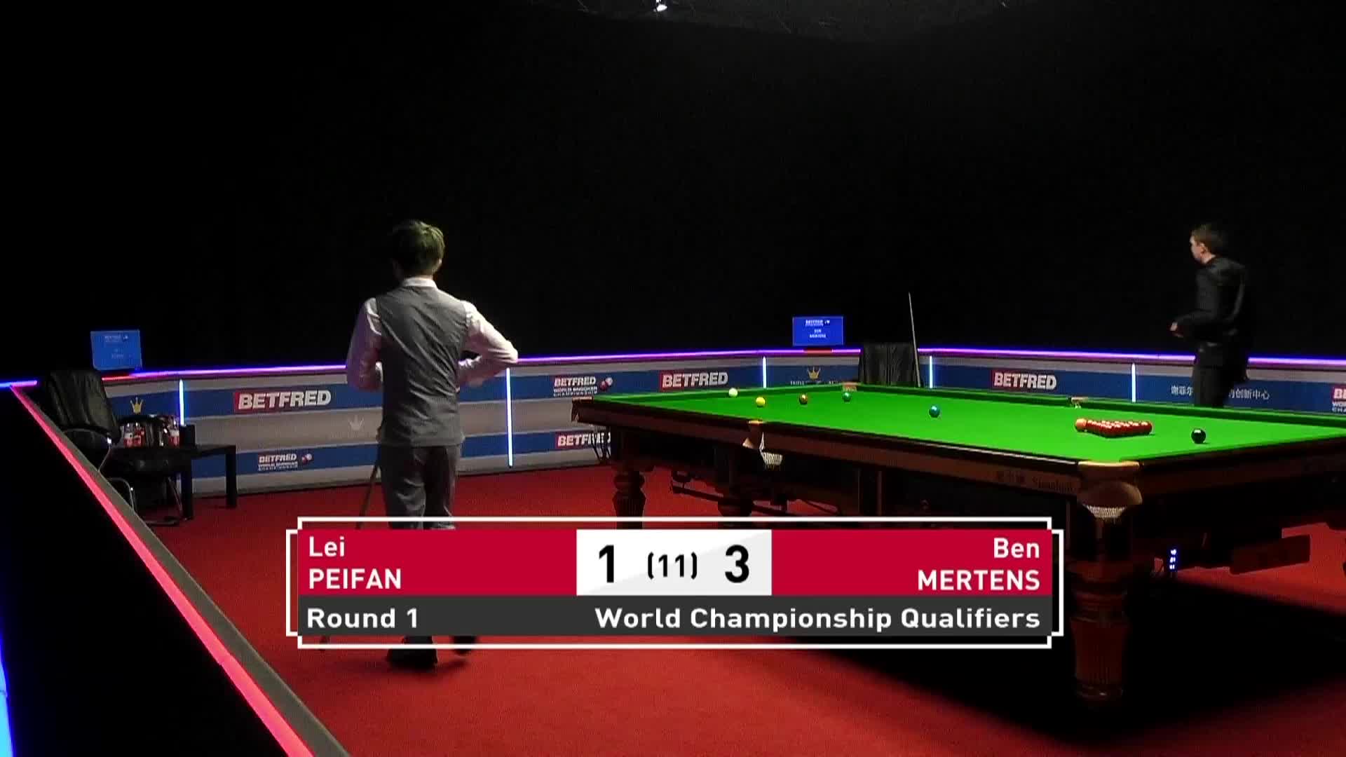 雷佩凡VS本·默滕斯 清流 世锦赛资格赛下半场