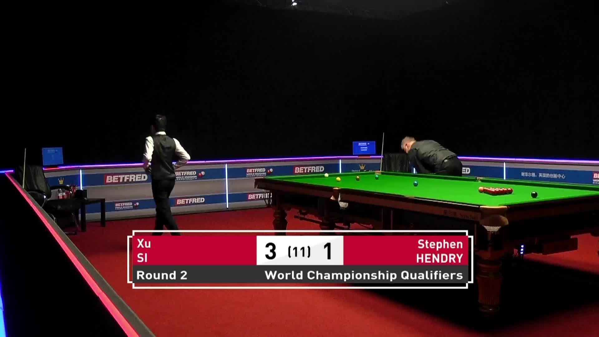 徐思VS斯蒂芬·亨德利 清流 世锦赛资格赛下半场