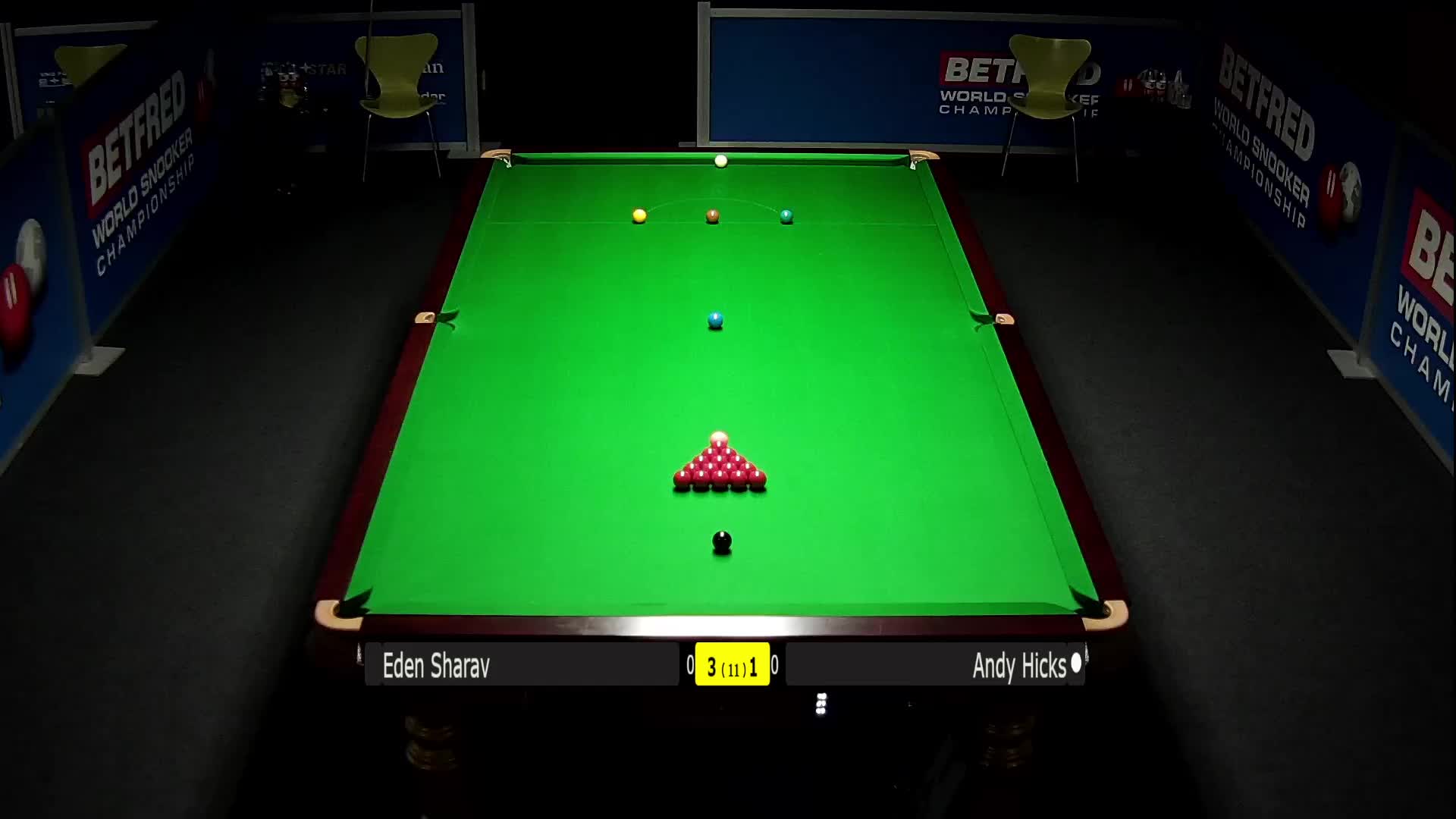 艾登·沙拉夫VS安迪·希克斯 清流 世锦赛资格赛下半场