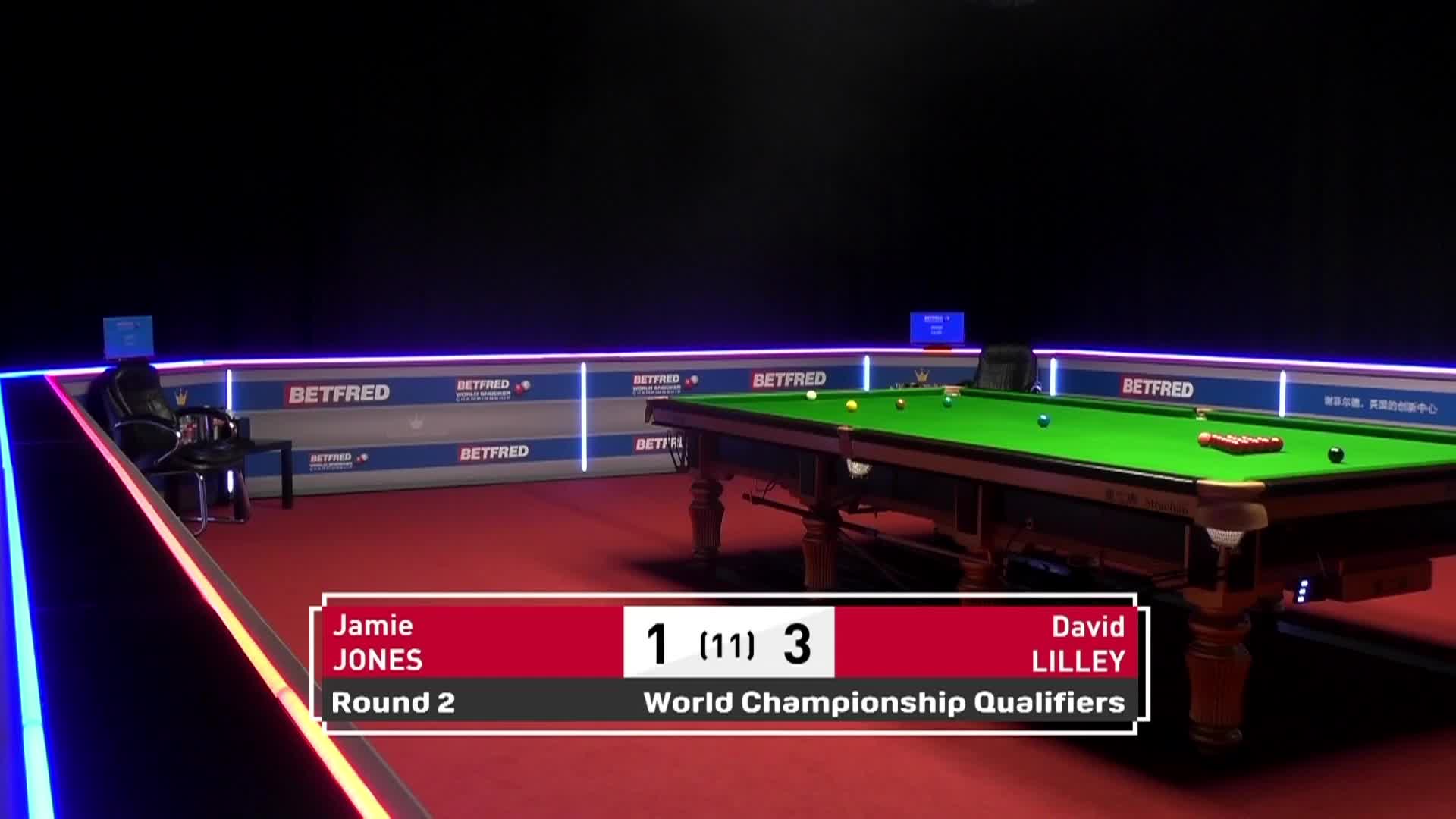 詹姆·琼斯 VS 大卫·利利 清流 世锦赛资格赛下半场