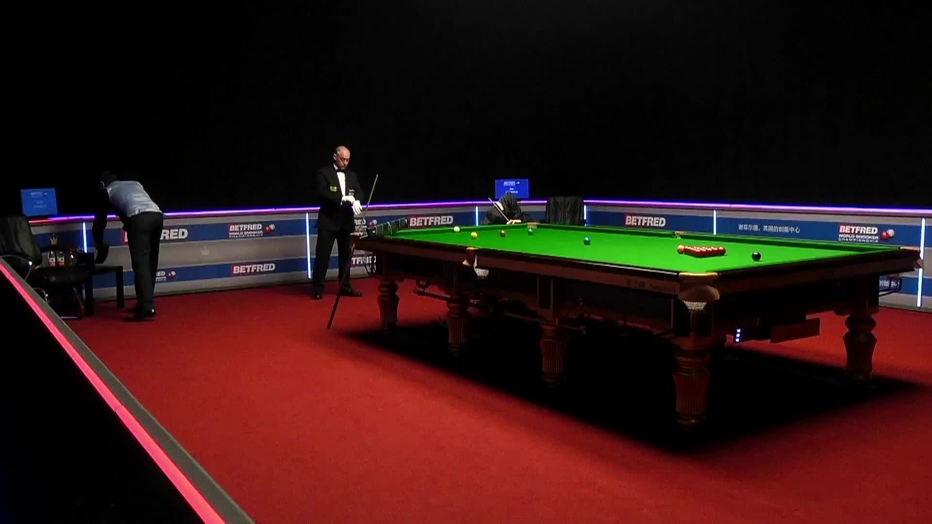 麦克玛纳斯VS白朗宁 清流 斯诺克世锦赛资格赛下半场