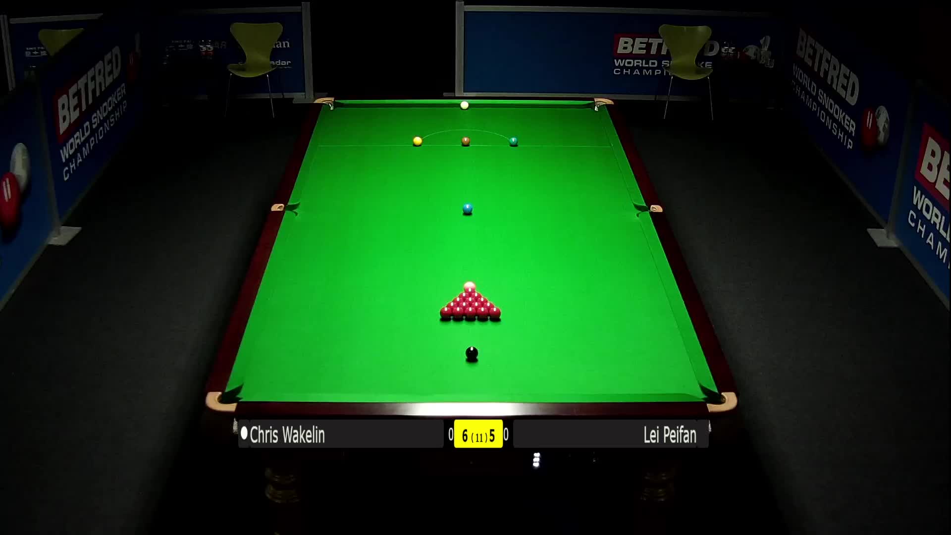 艾利奥特·斯莱瑟VS利亚姆·海菲尔德	世锦赛资格赛上半场