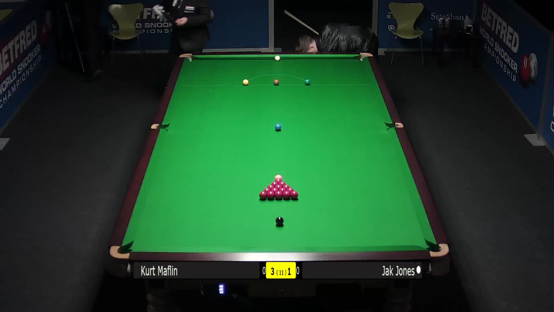 科特·马福林VS杰克·琼斯 清流 斯诺克世锦赛资格赛下半场