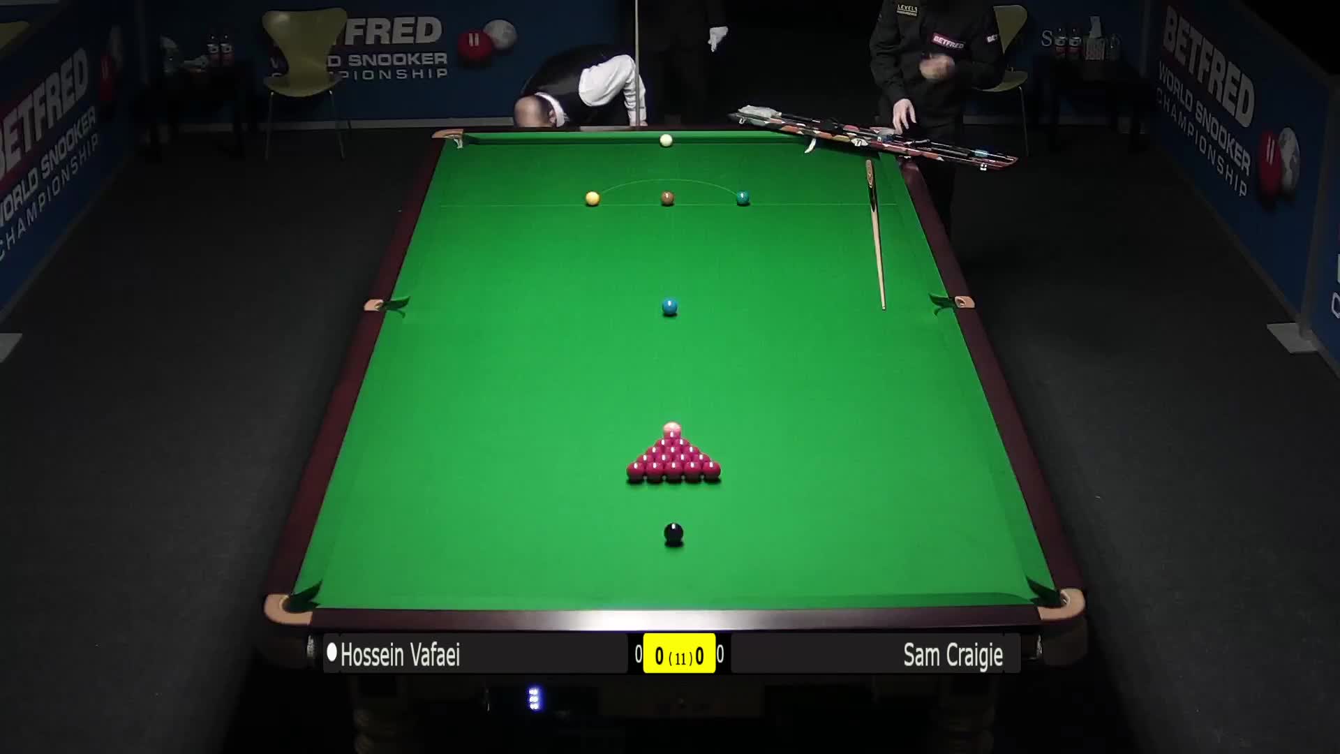 侯赛因·瓦菲vs山姆·克雷吉清流世锦赛资格赛上半场