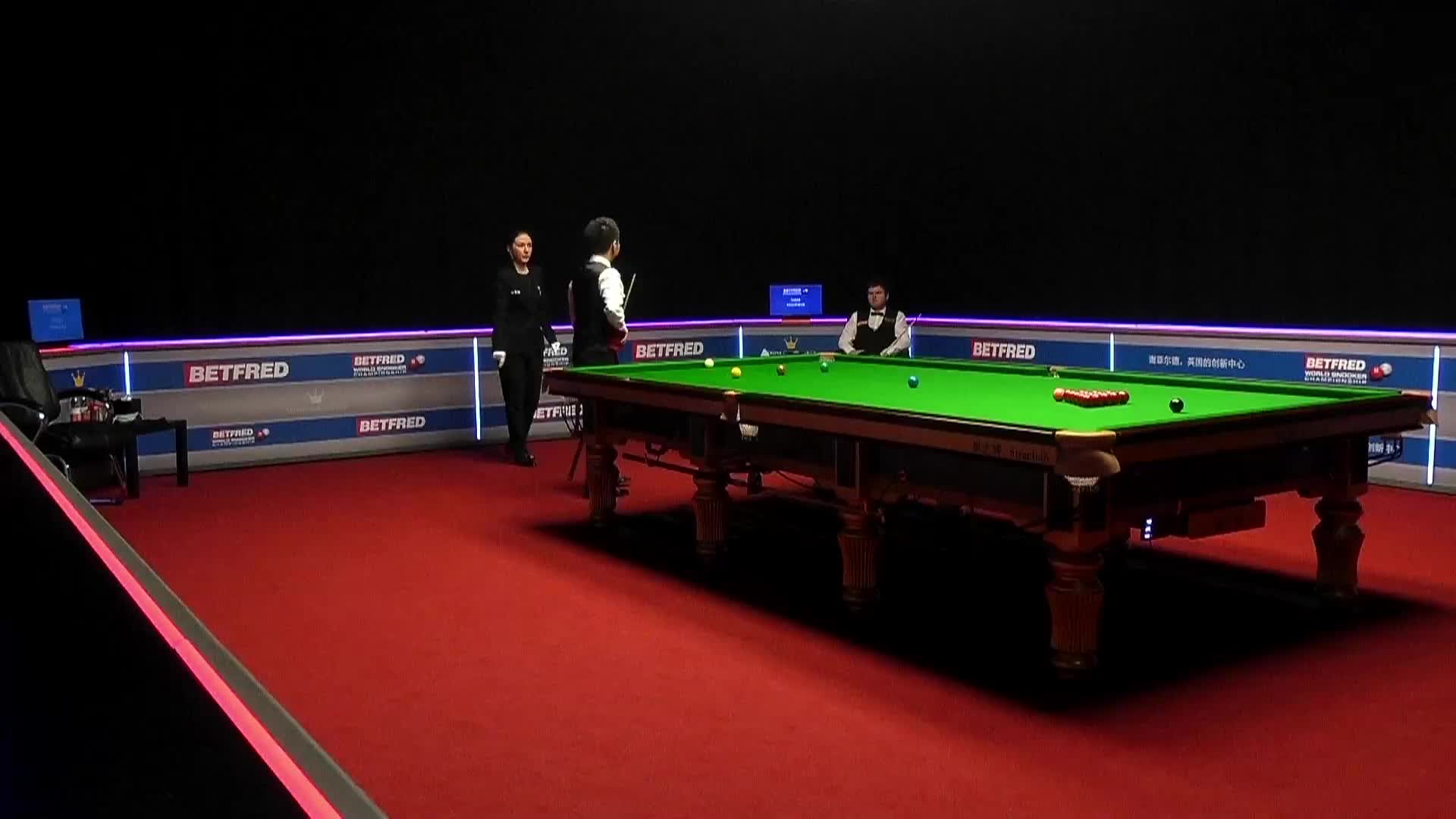 周跃龙vs利亚姆·海菲尔德	清流世锦赛资格赛第一阶段上半场