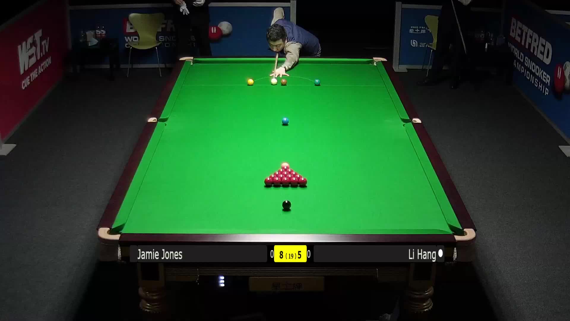 詹姆·琼斯VS李行 清流 世锦赛资格赛第二阶段下半场