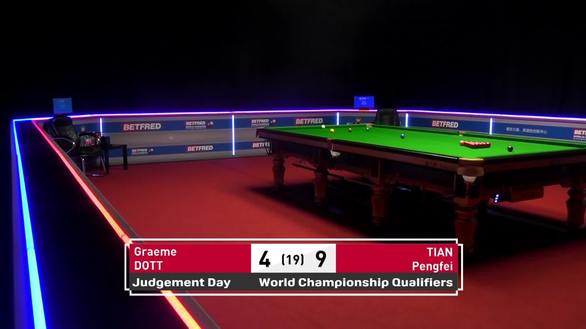 格雷姆·多特VS田鹏飞 清流 世锦赛资格赛第二阶段下半场