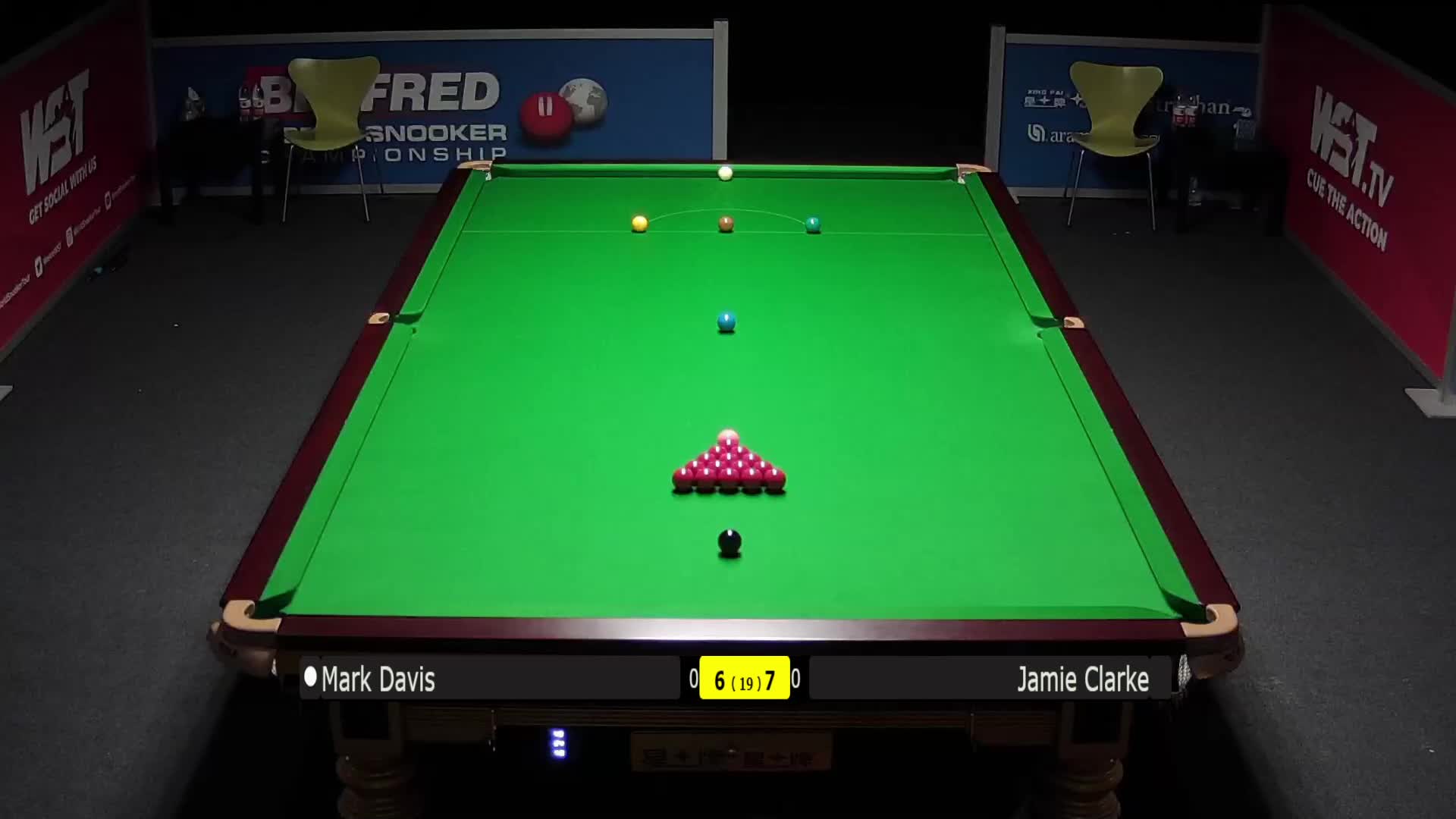 马克·戴维斯VS詹姆·克拉克 清流 世锦赛资格赛第二阶段下半场