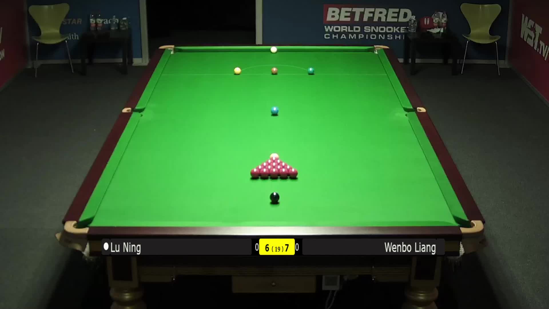 鲁宁 VS 梁文博 清流 世锦赛资格赛第二阶段下半场