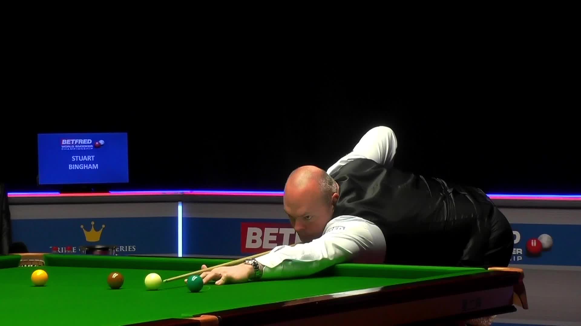 卢卡·布雷切尔vs 斯图尔特·宾汉姆清流世锦赛资格赛第一阶段下半场