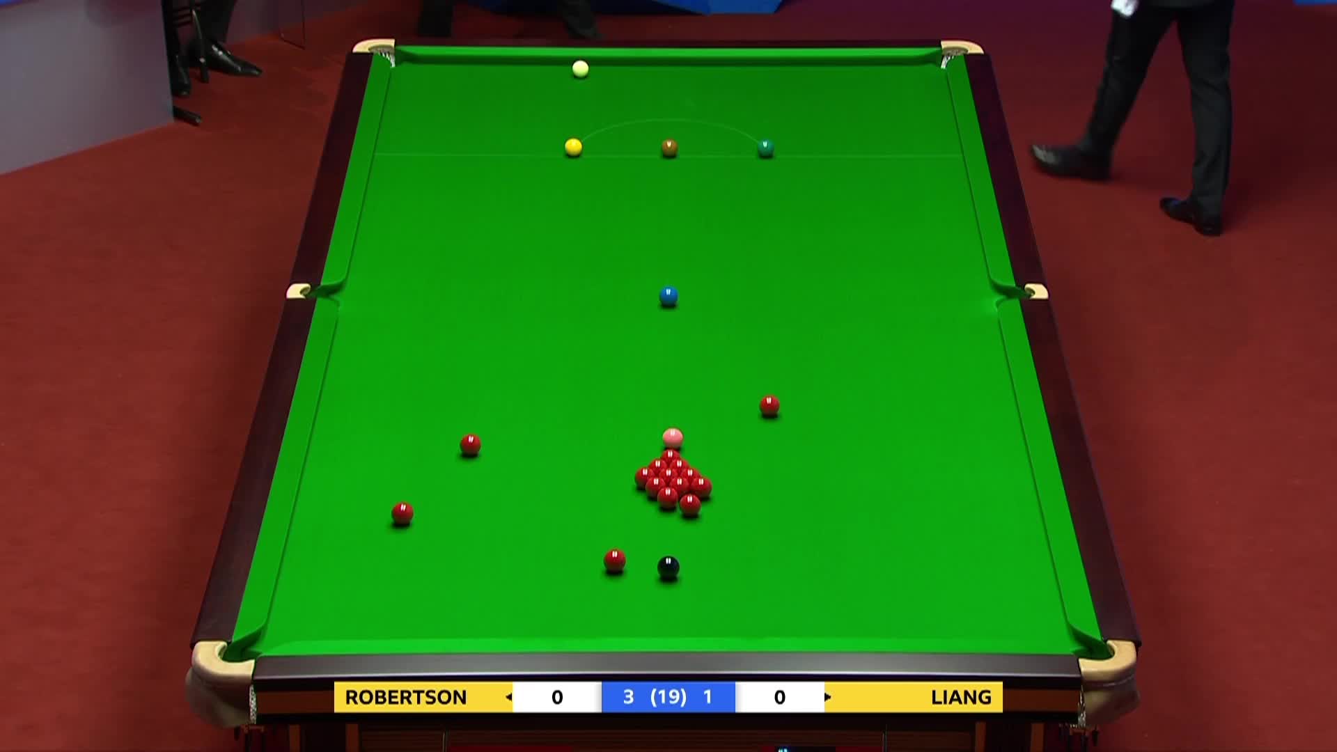 尼尔·罗伯逊VS梁文博 2021斯诺克世锦赛正赛 第一阶段 下半场 清流